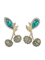 Anabela Chan boucles d'oreilles Cherry Stud en or 18ct - Vert - thumbnail