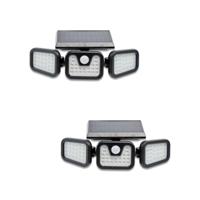 Solar LED-wandlamp met sensor Bresca zwart