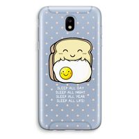 Sleep All Day: Samsung Galaxy J5 (2017) Transparant Hoesje