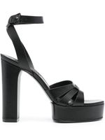 Casadei sandales Betty 120 mm à plateforme - Noir