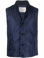 Mackintosh gilet Dundee à boutonnière - Bleu