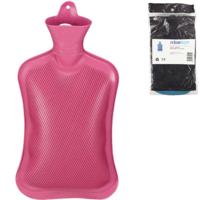 Relaxdays warmwater kruik roze 2 l | 6 stuks