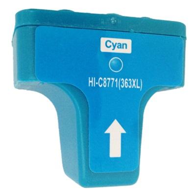 Huismerk HP 363 cartridge cyaan Huismerk HP 363 cartridge cyaan