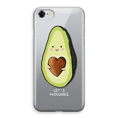 Avocuddle: iPhone 8 Transparant Hoesje