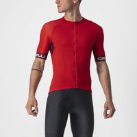 Castelli Entrata VI korte mouw fietsshirt rood heren XL