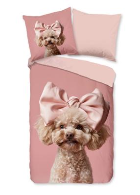 Good Morning Kinderdekbedovertrek "hond/ poedel" - Roze - (135x200 cm) - Katoen Good Morning Kinderdekbedovertrek "hond/ poedel" - Roze - (135x200 cm) - Katoen