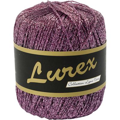 Creativ Company Lurex glitter garen, l: 160 m, paars, 25 gr/ 1 bol