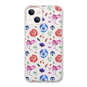 Bloemetjes: iPhone 13 Transparant Hoesje