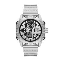 Horlogeband Armani AX2965 Rubber Grijs 24mm