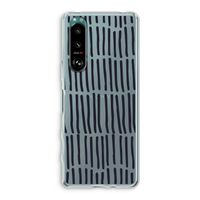 Moroccan stripes: Sony Xperia 5 III Transparant Hoesje