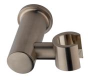 Wiesbaden luxe kantelbare handdouchehouder mess. geborsteld staal