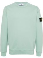 Stone Island sweat en coton à patch Compass - Vert - thumbnail