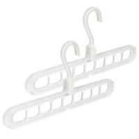 Benson Multifunctionele kledinghangers - 2x stuks - 33 cm - verticaal gebruik