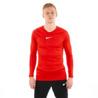 Nike Dri-Fit Park Ondershirt Lange Mouwen Rood Wit