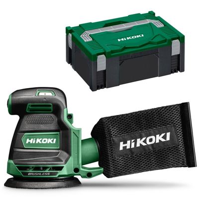 Hikoki SV1813DA W2Z Accu Excenterschuurmachine | 18V | BL | 125MM | MV | zonder accu en lader | in HSC II - SV1813DAW2Z