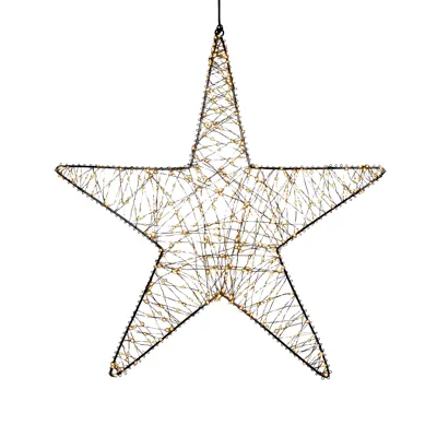 STER METAAL 500LED FLASH IP44 TRAFO MET TIMER EN DIMMER 56CM CLASSIC WARM