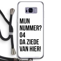 Da ziede van hier: Samsung Galaxy S8 Transparant Hoesje met koord