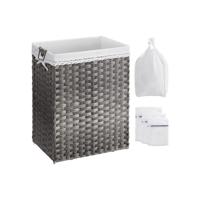 Wasmand met uitneembare binnenzak, Grijs / 90L(33 X 46 X 60 cm)