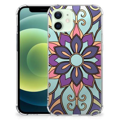 iPhone 12 Mini Case Purple Flower iPhone 12 Mini Case Purple Flower