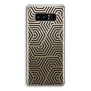 Magic pattern: Samsung Galaxy Note 8 Transparant Hoesje