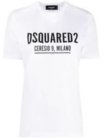 DSQUARED2 t-shirt à logo imprimé - Blanc