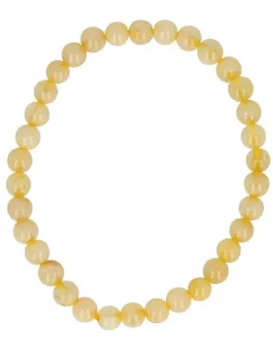 Edelsteen Armband Citrien (verhit) - kinder armbandje - 4 mm