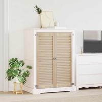 Kastdeuren 2 pcs Bruin 110 x 39.5 x 2.1 cm Massief grenenhout