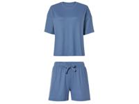 esmara Dames-pyjama met short (L (44/46), Blauw) - thumbnail
