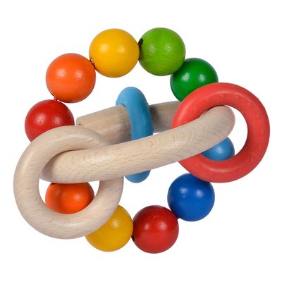 Eichhorn baby houten grijpring 3d