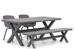 Lifestyle Salina/Forest 180 cm dining tuinset 4-delig