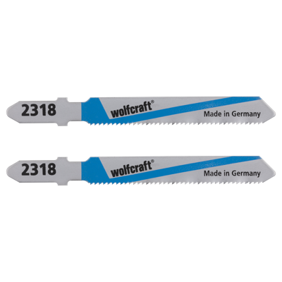 Wolfcraft Decoupeerzaagblad | HSS | L=75mm | T-Schaft | 2 stuks - 2318000