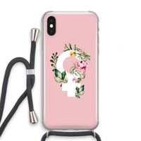 Venus: iPhone X Transparant Hoesje met koord