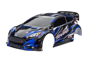 Traxxas - Body, Ford Fiesta ST Rally Brushless, blue painted, decals applied) (TRX-7418-BLUE)