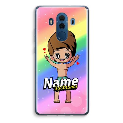 Chibi Maker man: Huawei Mate 10 Pro Transparant Hoesje