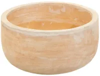 Mcollections schaal terracotta 38x20 cm whitewash