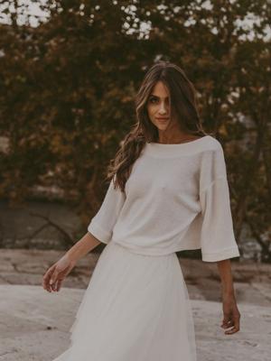 Novias REMI Trui Ivoor | Maat: L