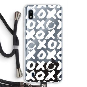 XOXO: Samsung Galaxy A10 Transparant Hoesje met koord