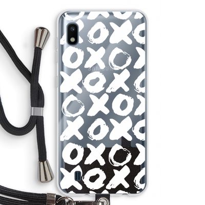 XOXO: Samsung Galaxy A10 Transparant Hoesje met koord