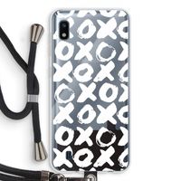 XOXO: Samsung Galaxy A10 Transparant Hoesje met koord