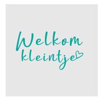 Tegeltje welkom kleintje
