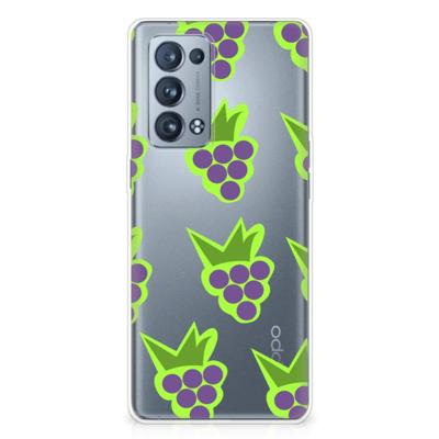 OPPO Reno 6 Pro Plus 5G | Siliconen Case | Druiven