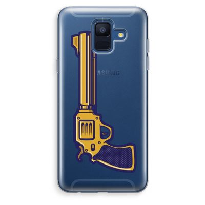 Pew Pew Pew: Samsung Galaxy A6 (2018) Transparant Hoesje