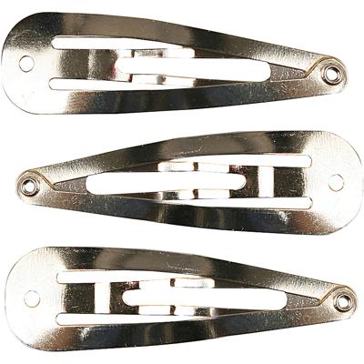 Creativ Company Haarspeld, l: 45 mm, b: 14 mm, verzilverd, 100 stuk/ 1 doos