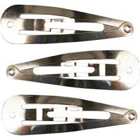 Creativ Company Haarspeld, l: 45 mm, b: 14 mm, verzilverd, 100 stuk/ 1 doos