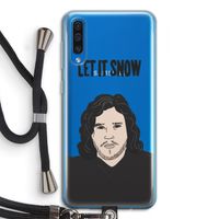 Let It Snow: Samsung Galaxy A50 Transparant Hoesje met koord Let It Snow: Samsung Galaxy A50 Transparant Hoesje met koord
