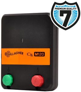 Gallagher M120 schrikdraadapparaat - 230V/1,2J  - 033333 033333