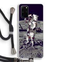 Spaceman: Samsung Galaxy S20 Plus Transparant Hoesje met koord - thumbnail