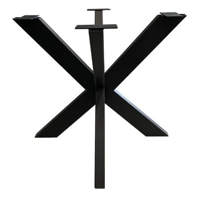 Stalen matrix zwart spinpoot 85 bij 85 cm en hoogte 72 cm (5 x 10 cm)