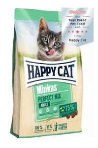 Happy Cat Perfect Mix Adult Gevogelte, Lam & Vis - 10 kg