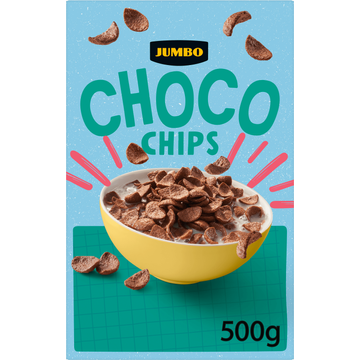 Jumbo Choco Chips Ontbijtgranen 500 g